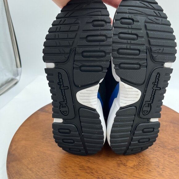 Champion Big Kids Rally Future Mid Casual Sneakers Black/Blue Boys Size 2 - Picture 14 of 15